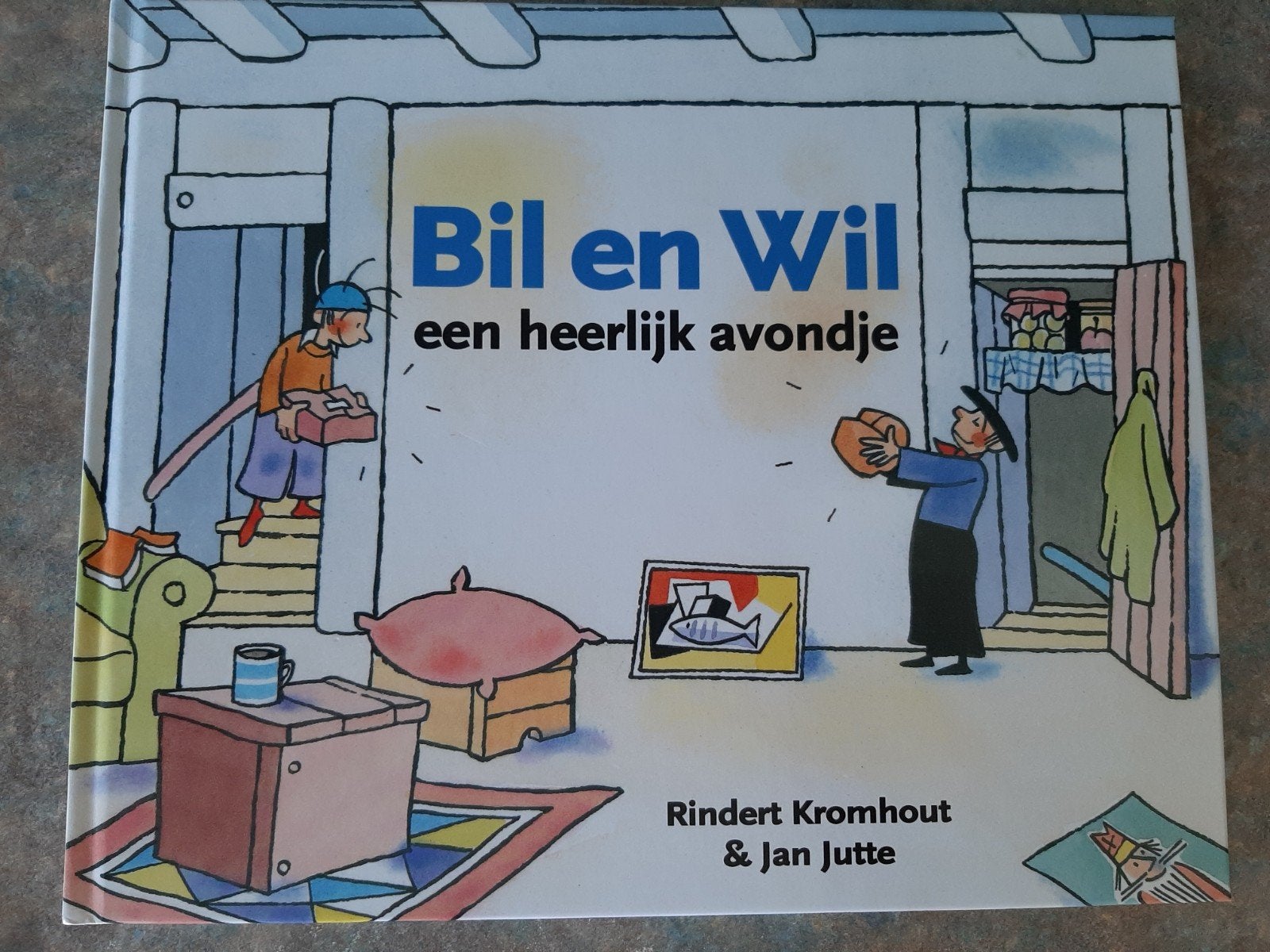 Sinterklaasboek/Bil en Wil - een heerlijk avondje/nieuwstaat, Fictie algemeen, Nieuw, Ophalen of Verzenden, Rindert Kromhout & Jan Jutte