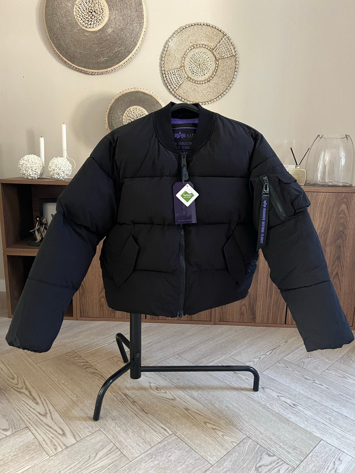 Alpha Industries MA-1 Puffer UV Bomberjack - Maat M, Ophalen of Verzenden, Nieuw, Maat 48/50 (M), Groen
