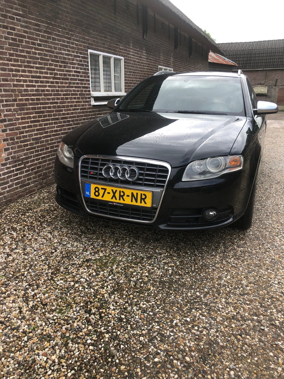 Audi S4 Avant 2007 zwart nieuwe distributie, Auto's, Audi, Automaat, 4200 cc, Zwart, Leder