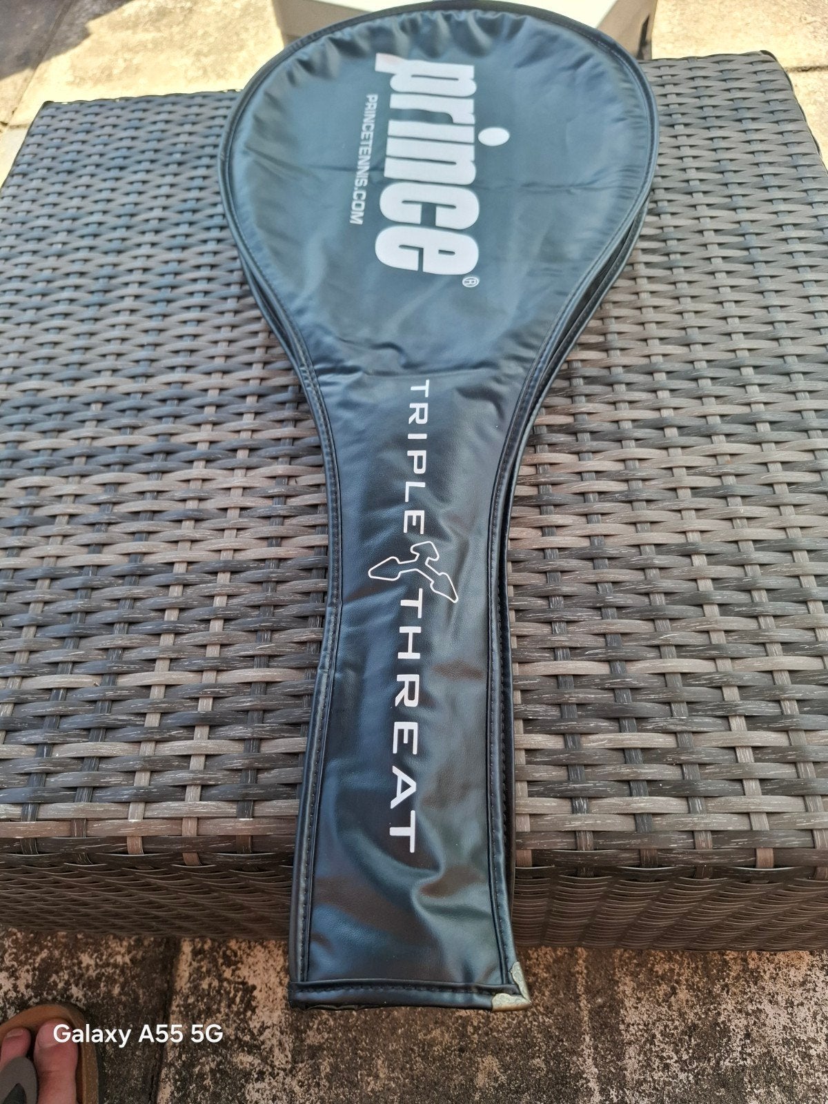 Prince Triple Threat Tungsten Tennisracket met hoes L1, Sport en Fitness, Tennis, Gebruikt, Info@princetennis.com, L1, Prince