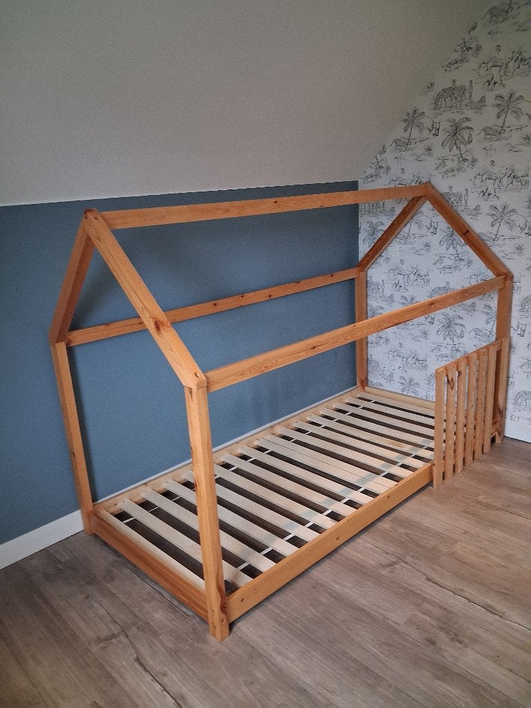 Kinderbedje, Kinderen en Baby's, Ophalen, Gebruikt, 70 tot 85 cm, Lattenbodem