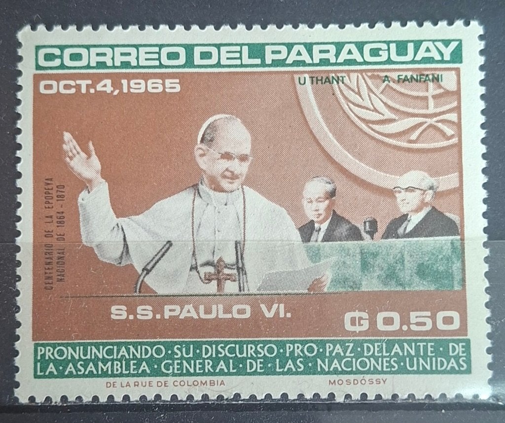 Paraguay Postzegel Postfris (B3-P8), Ophalen of Verzenden, Postfris, Zuid-Amerika