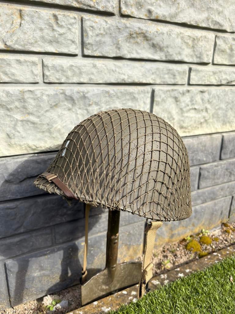Replica M1 helm lieutenant Infantry, Verzamelen, Ophalen of Verzenden, Amerika, Helm of Baret