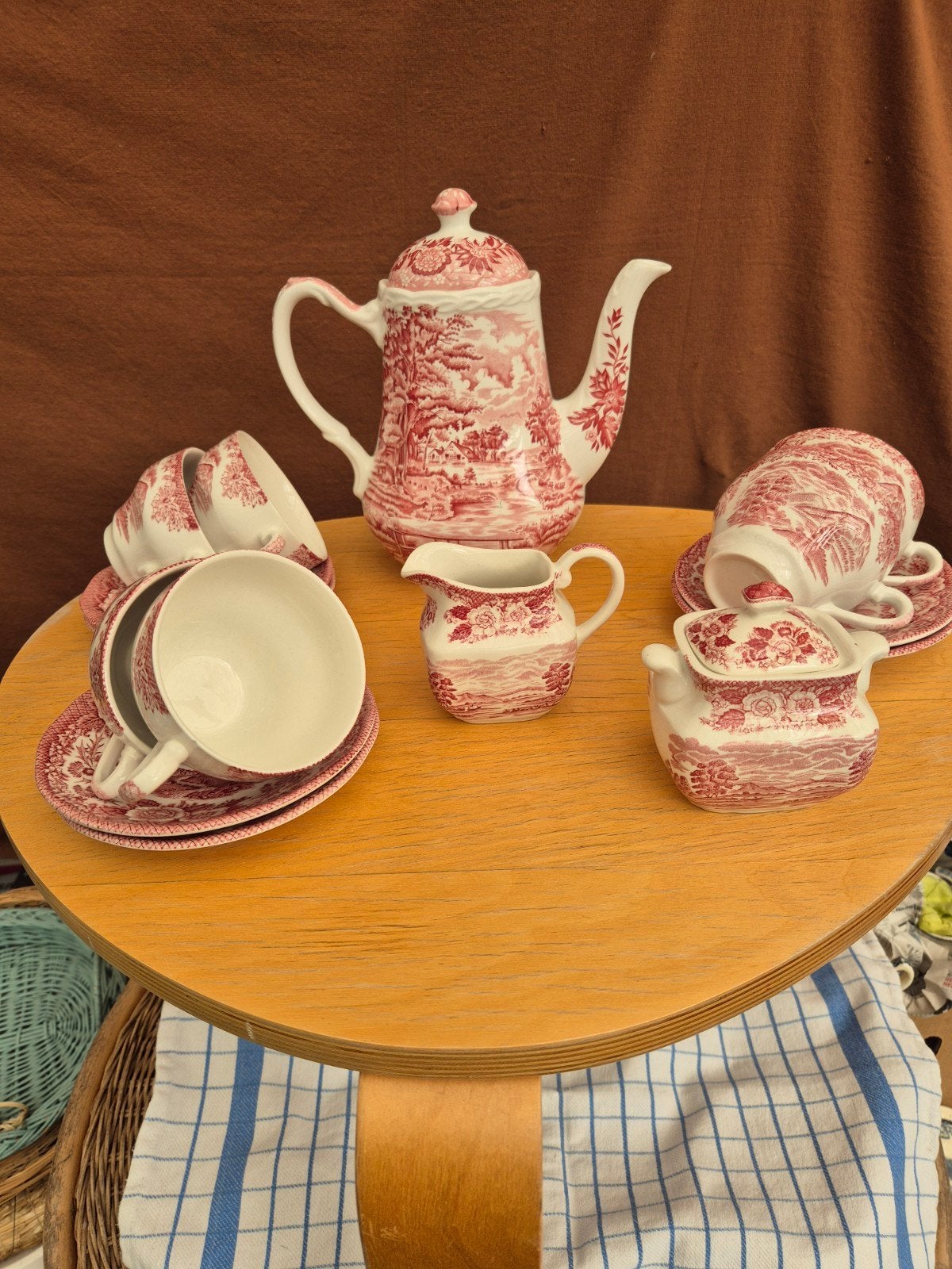 Prachtig Engels servies Enoch Wedgwood "Lochs of Scotland" -, Antiek en Kunst, Ophalen