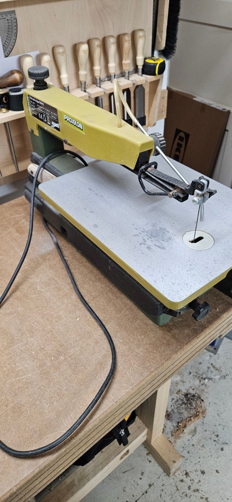 Proxxon Figuurzaag DSH/E, Ophalen of Verzenden, Gebruikt
