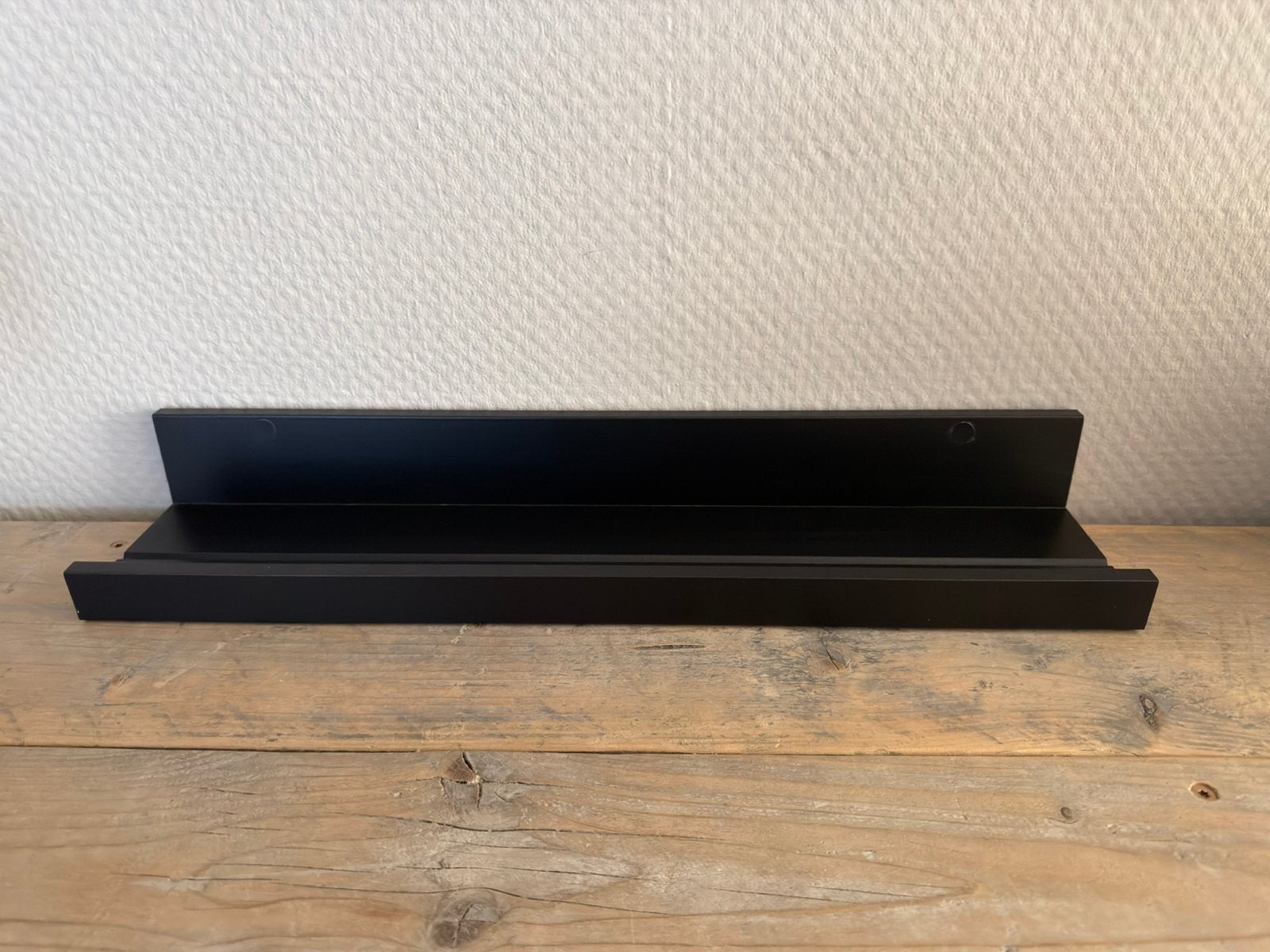 3x Ikea mosslanda schilderijenplankje 55cm zwart, Ophalen, Zo goed als nieuw