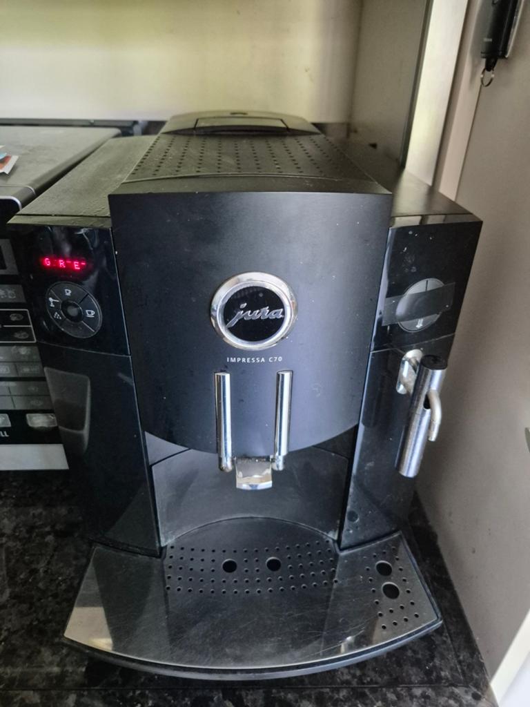 Jura Impressa C70 koffiezetapparaat koffiemachine, Ophalen of Verzenden, Gebruikt, Koffiemachine