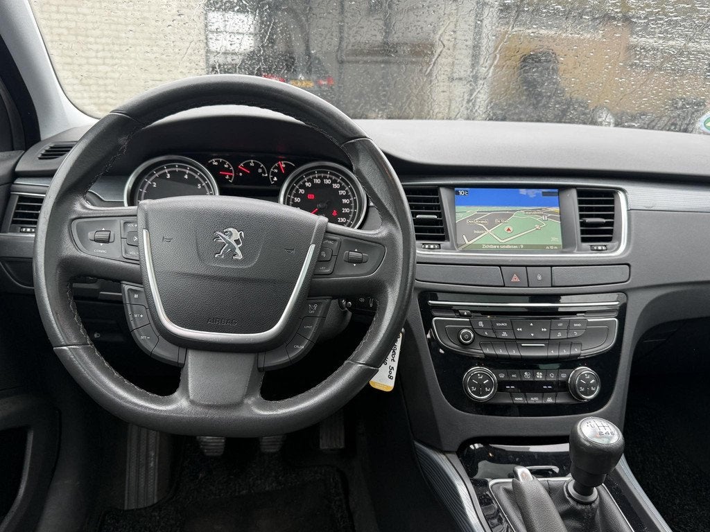 Peugeot 508 SW 1.6 THP Allure | Trekhaak | HANDEL/EXPORT PRI, Auto's, Peugeot, Voorwielaandrijving, Gebruikt, Zwart, Blauw