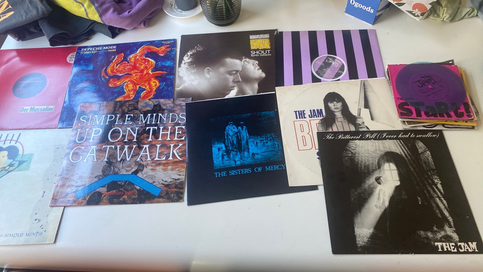 Partijtje vinyl singles en maxi singels, Ophalen of Verzenden, Zo goed als nieuw, Pop