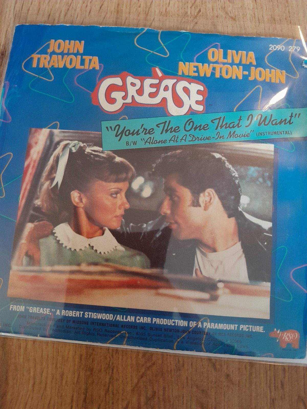 John travolta & Olivia newton john 7inch grease, Ophalen of Verzenden, Zo goed als nieuw, Pop