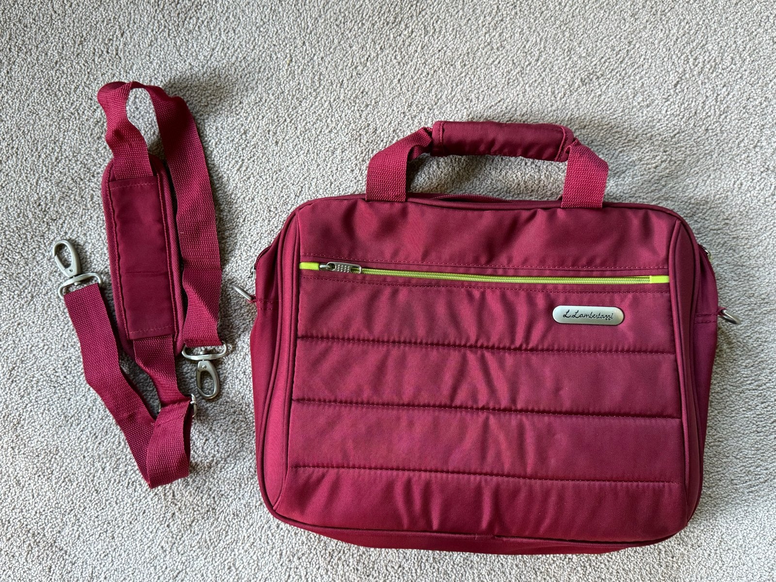 Rode laptoptas 30x40 cm, Gevoerd laptopvak, Rood, Aktetas, Ophalen of Verzenden