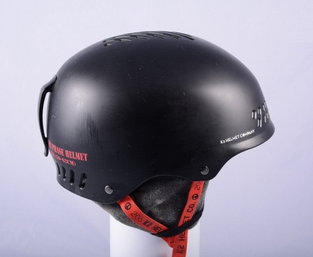 59 60 61 62 ski snowboard helm K2 PHASE, Black/red, verstelb, Overige merken, Gebruikt, Verzenden, Overige typen