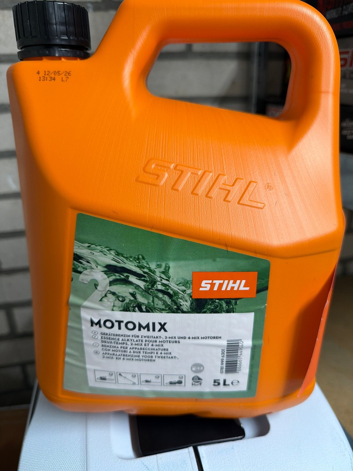 3 jerrycans Stihl Motomix 2-takt en 4-takt, 15 liter totaal, Ophalen, Nieuw