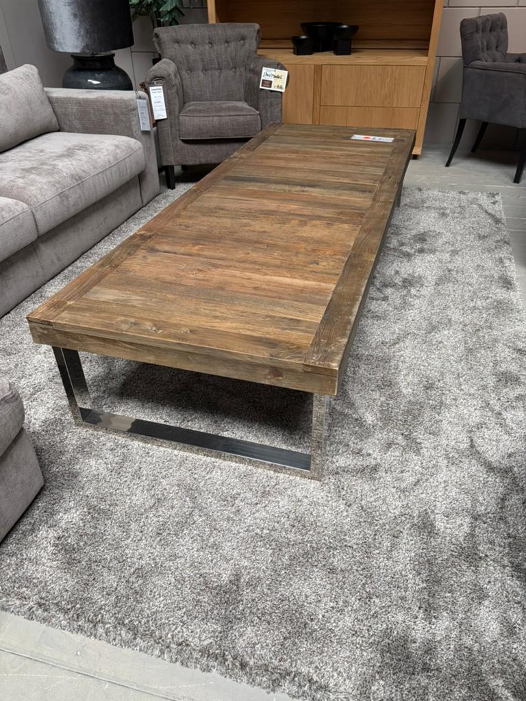 Rivièra Maison Washington salontafel & side table – 50%Sale, Ophalen of Verzenden, Grenenhout, Rechthoekig, Nieuw