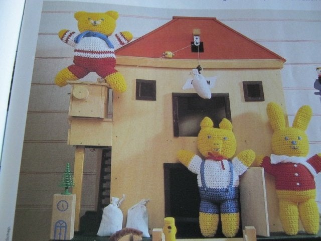Haakpatroon Haasje en Beertje     nr 9717 do, Hobby en Vrije tijd, Breien en Haken, Verzenden, Nieuw, Haken, Patroon of Boek