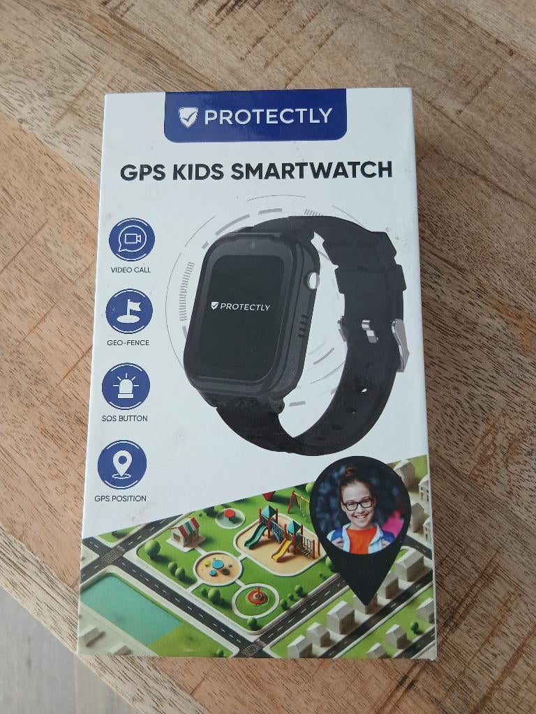 Smartwatch, Sieraden, Tassen en Uiterlijk, Smartwatches, Zwart, Nieuw, Ophalen of Verzenden, GPS