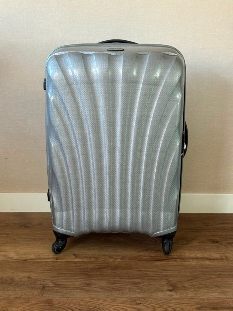 Samsonite C-lite spinner 75 cm (zilver), Gebruikt, Hard kunststof, 45 tot 55 cm, 70 cm of meer