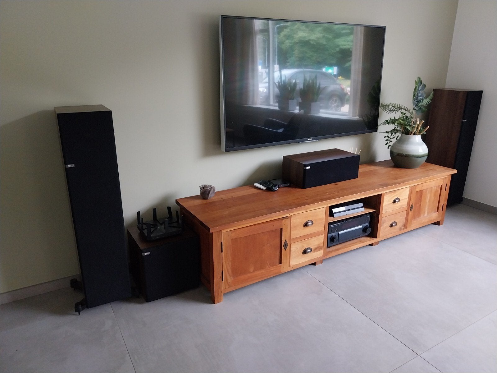 KEF Q-serie 5.1 Home Cinema Set (Q900, Q300, Q200c, Q400b), Audio, Tv en Foto, Luidsprekers, Gebruikt, Surroundset, 150 watt of meer