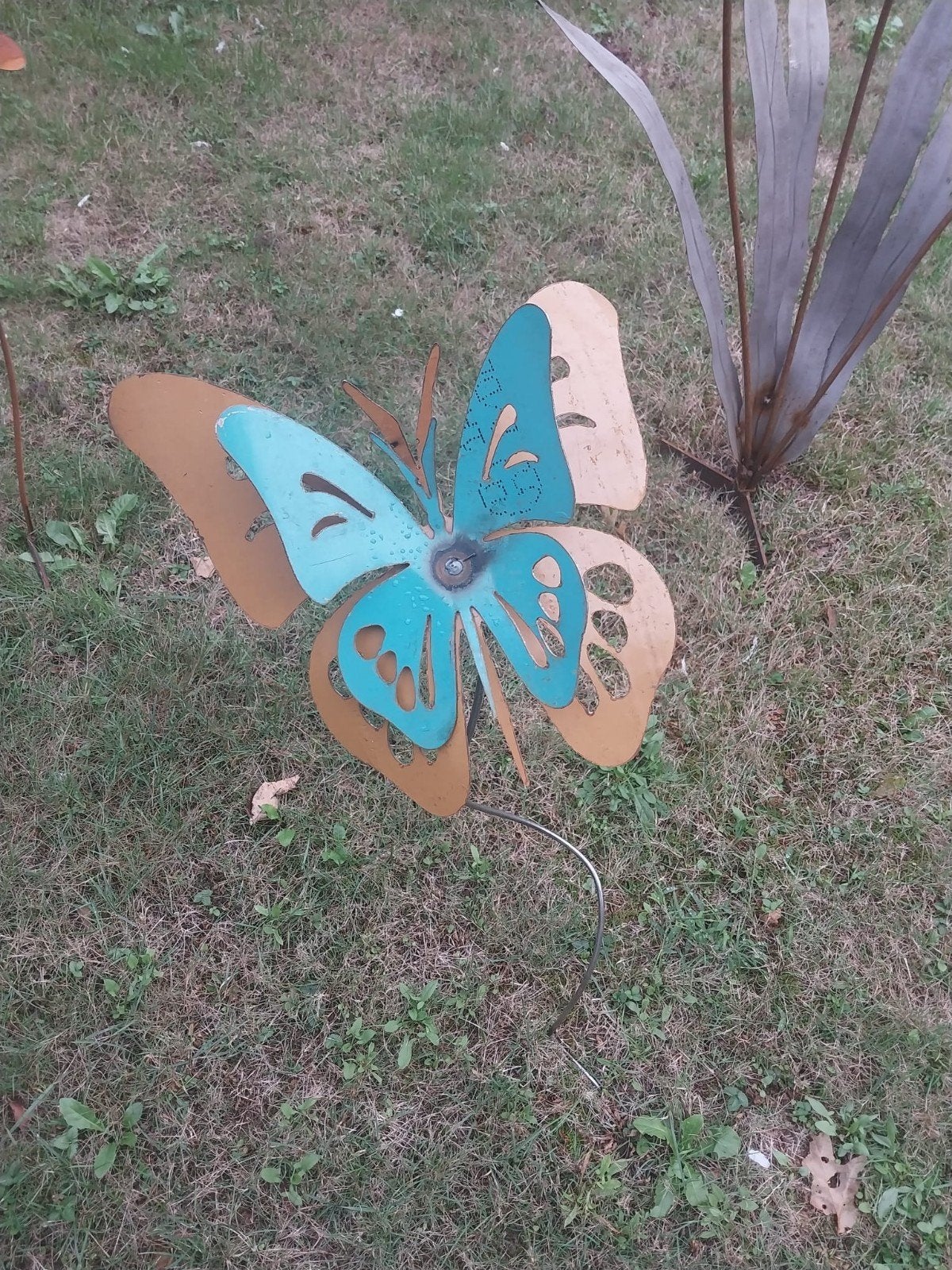 Handgemaakte Stalen Vlinder Decoratie - 30 cm, Ophalen of Verzenden, Nieuw