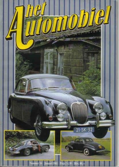 Automobiel 10 1981 : Jaguar XK150 - Peugeot 203 - Berliet, Ophalen of Verzenden, Gelezen, Algemeen