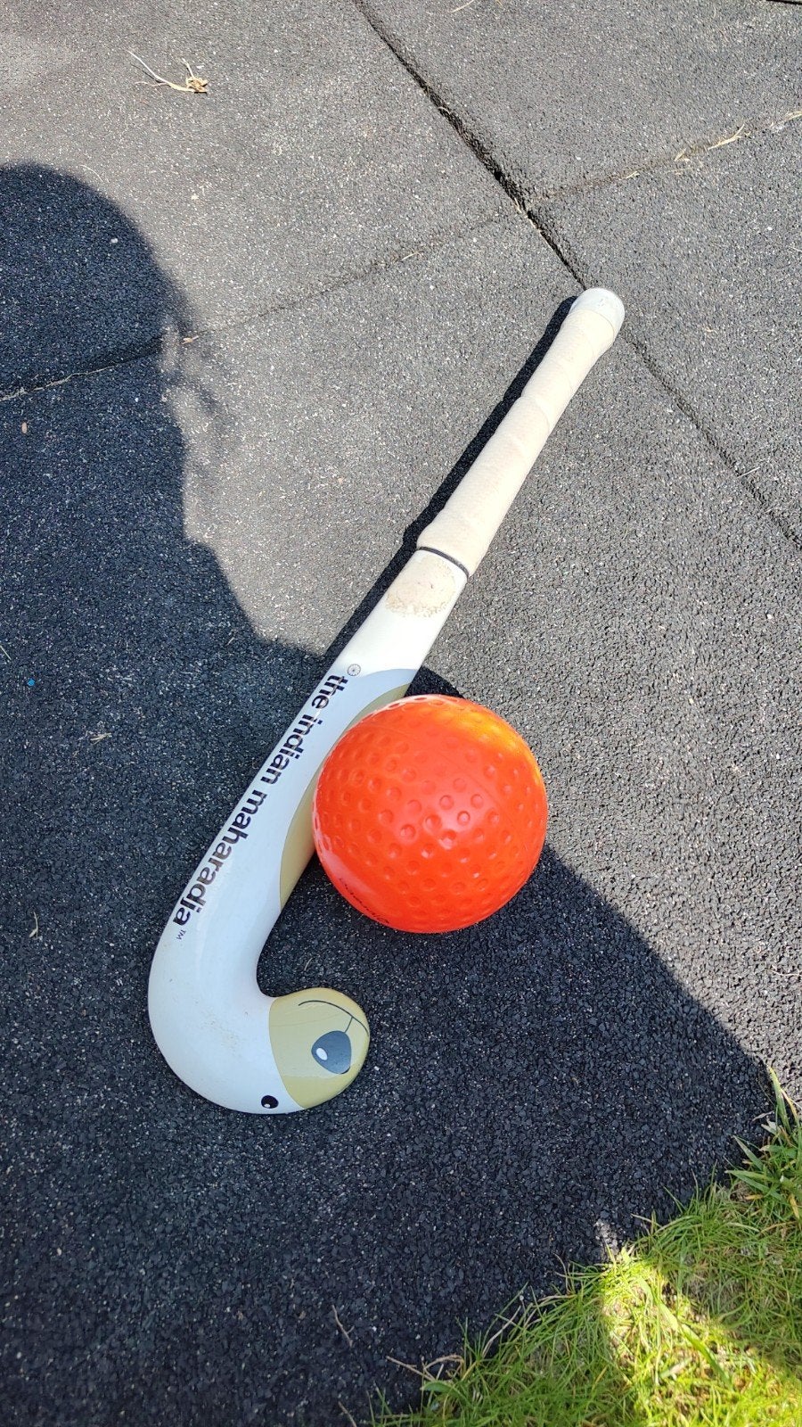 Hockeystick The Indian Maharadja 18" met grote speelbal, Ophalen, Gebruikt, Stick