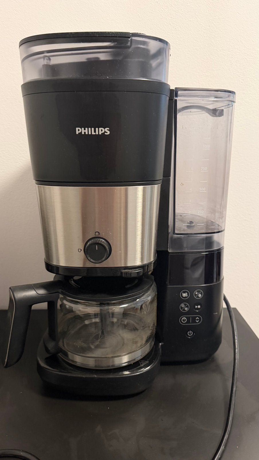 Philips All-in-1 Brew koffiemachine (bonenmaler), 10 kopjes of meer, Ophalen, Zo goed als nieuw, Koffiemachine