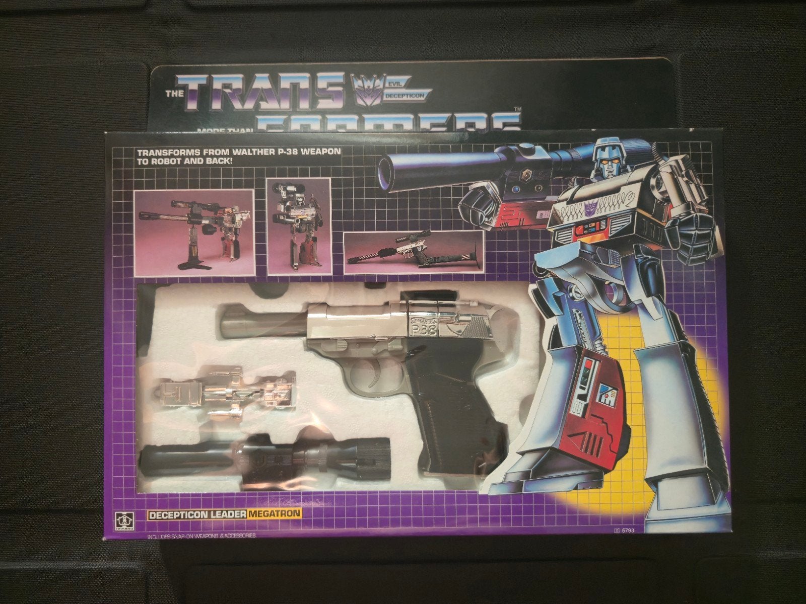 Transformers G1 Megatron (K.O.), Verzamelen, Transformers, G1, Ophalen of Verzenden, Zo goed als nieuw, Decepticons