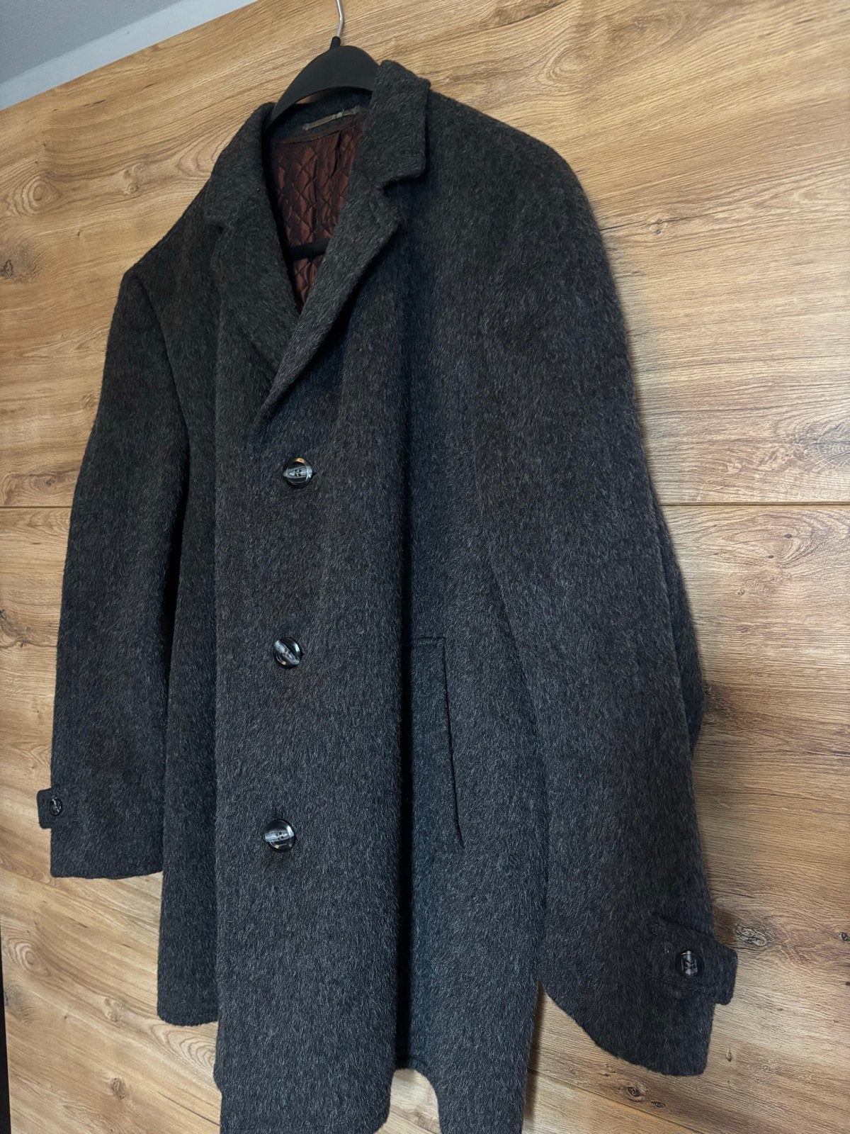 Salco Couture Wollen Winterjas - Maat XL, Verzenden, Gedragen, Maat 56/58 (XL), Grijs