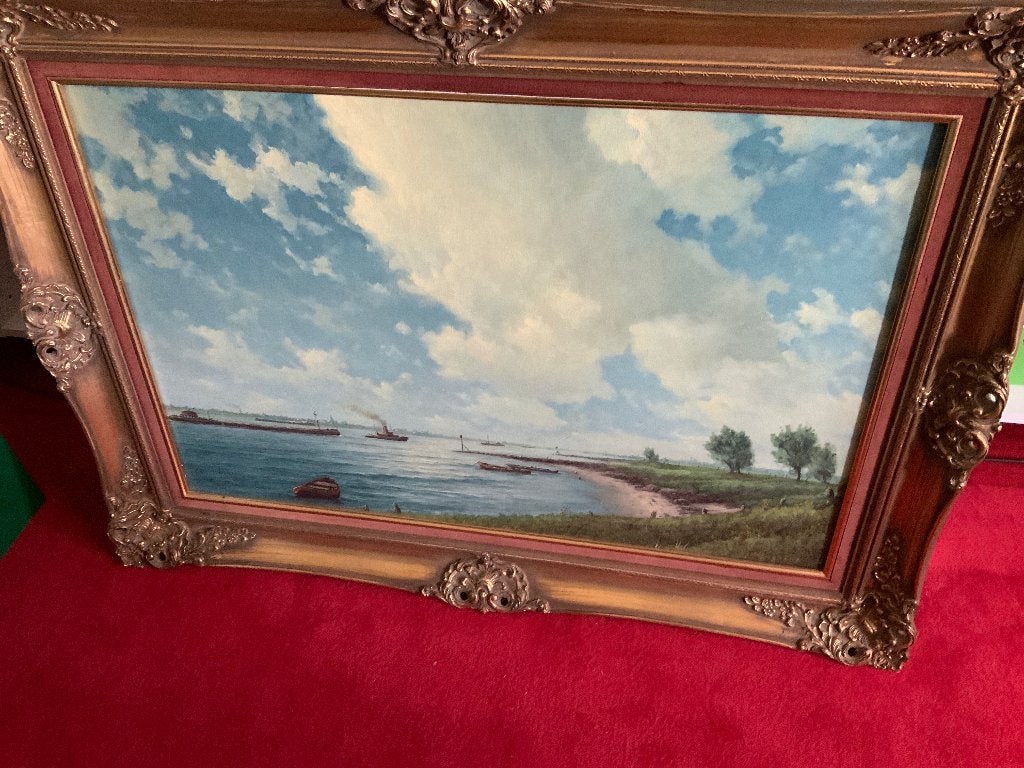 Schilderij h.j. Wijngaard, Ophalen