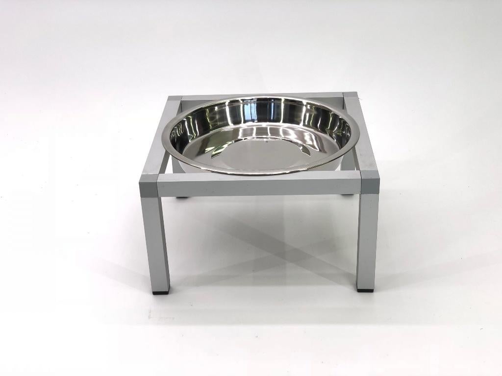 Bad schaal met standaard | aluminium bad schaal houder, Verzenden, Nieuw, Aluminium, Volière