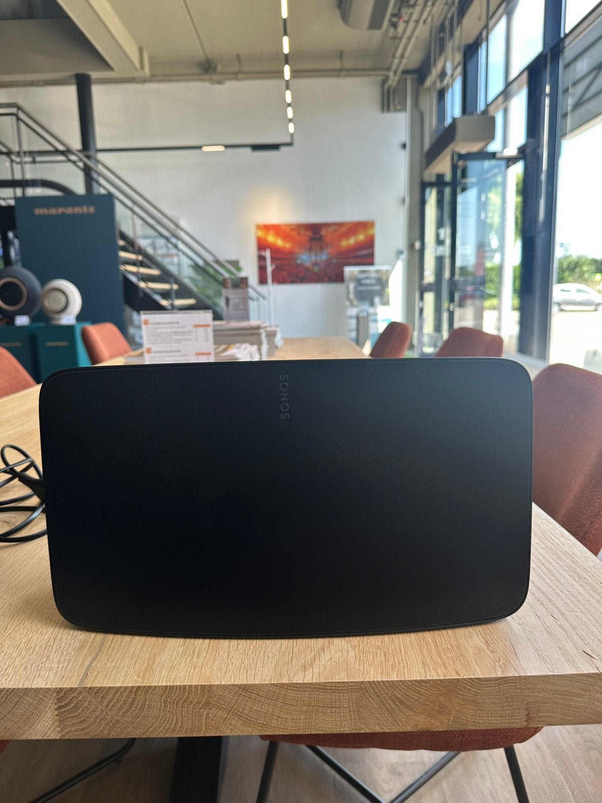 Sonos FIVE Zwart (1 STUK OVER) GARANTIE, zonder doos, Ophalen of Verzenden, Nieuw, Sonos
