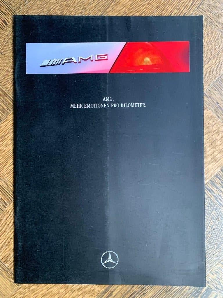 Folder, brochure Mercedes-Benz AMG 1996 nieuw, Nieuw, Mercedes-Benz, Mercedes, Ophalen of Verzenden