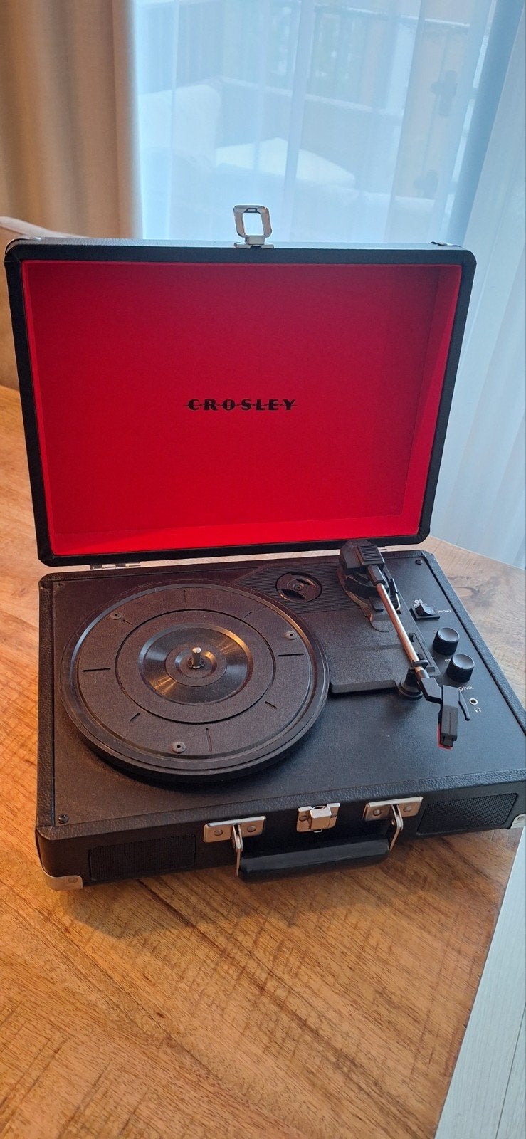 Crosley CR8005F Cruiser Plus Platenspeler met Bluetooth, Ophalen, Zo goed als nieuw, Platenspeler, Overige merken