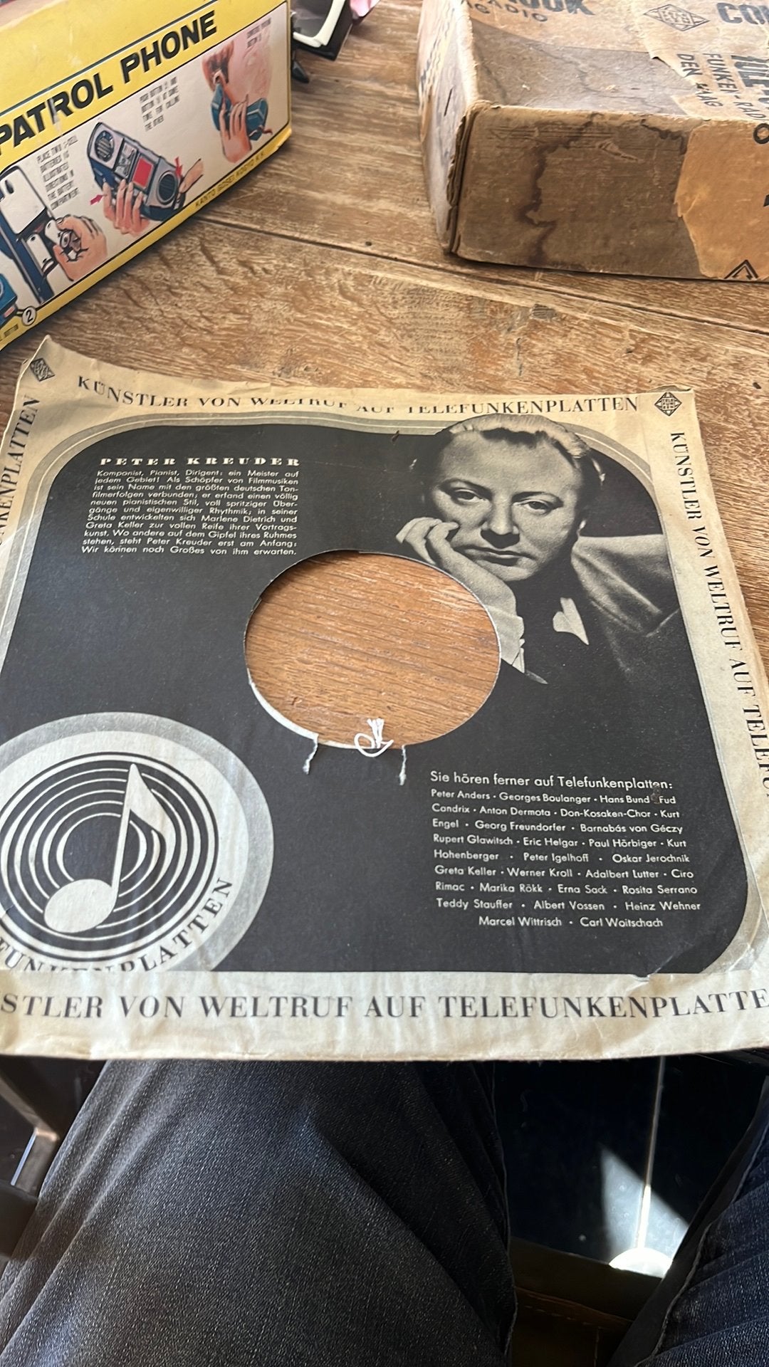 His master’s voice 78 toeren plaat shellak Rudolf Schock, Antiek en Kunst, Ophalen of Verzenden