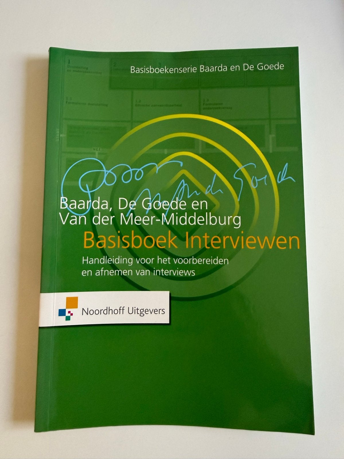 Basisboek Interviewen - Baarda, De Goede, Van der Meer-Midde, Boeken, Ophalen of Verzenden, Gamma, Zo goed als nieuw, HBO