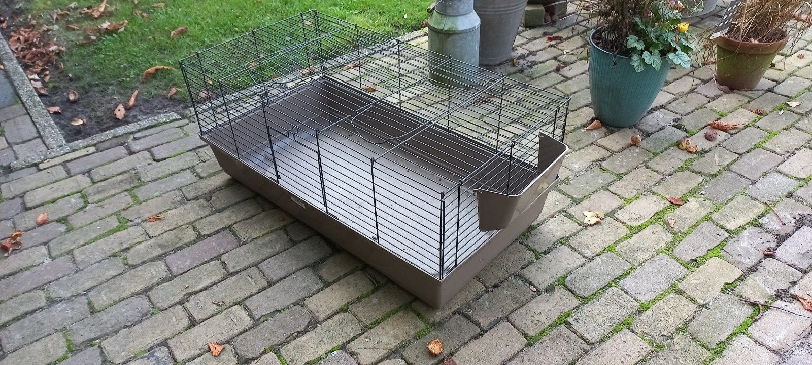 konijnen - cavia of kuikens verblijf., Kooi, Cavia, Zo goed als nieuw, 75 tot 110 cm