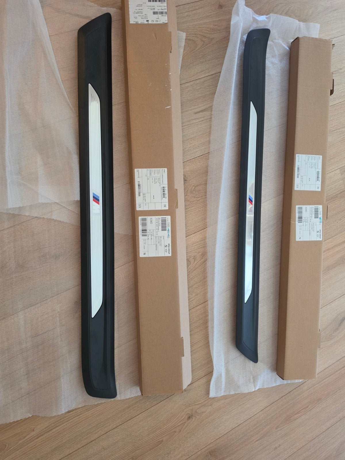BMW F32 M instappanelen - dorpels met ///M logo, Gebruikt, Voor, Ophalen of Verzenden, Bumper