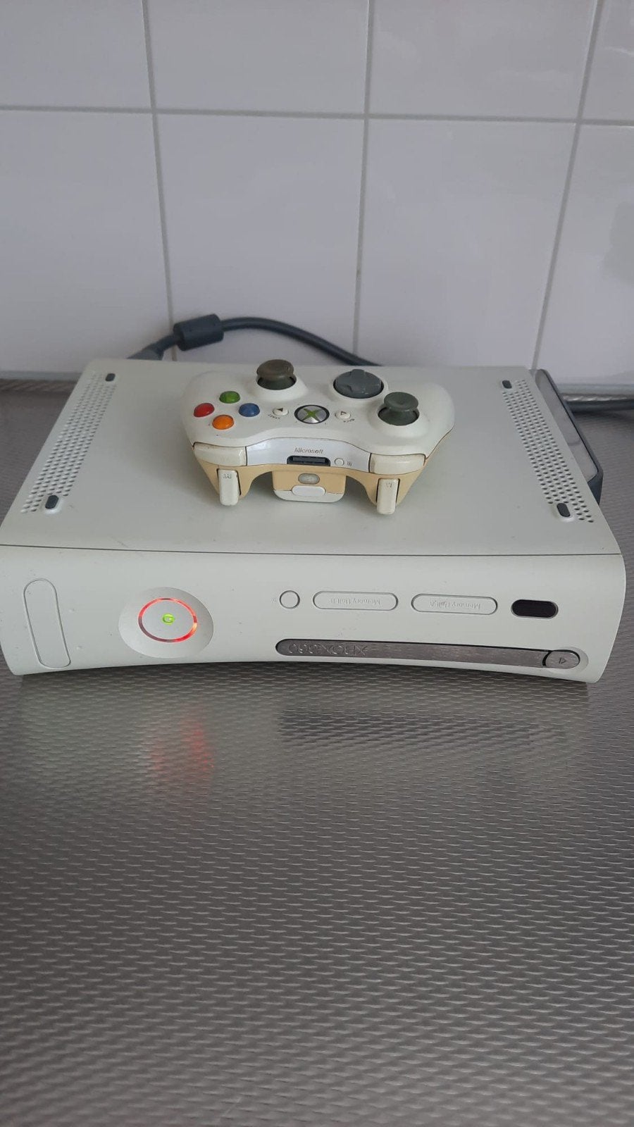 Xbox 360 met controller en 4 spellen (werking onbekend), Ophalen