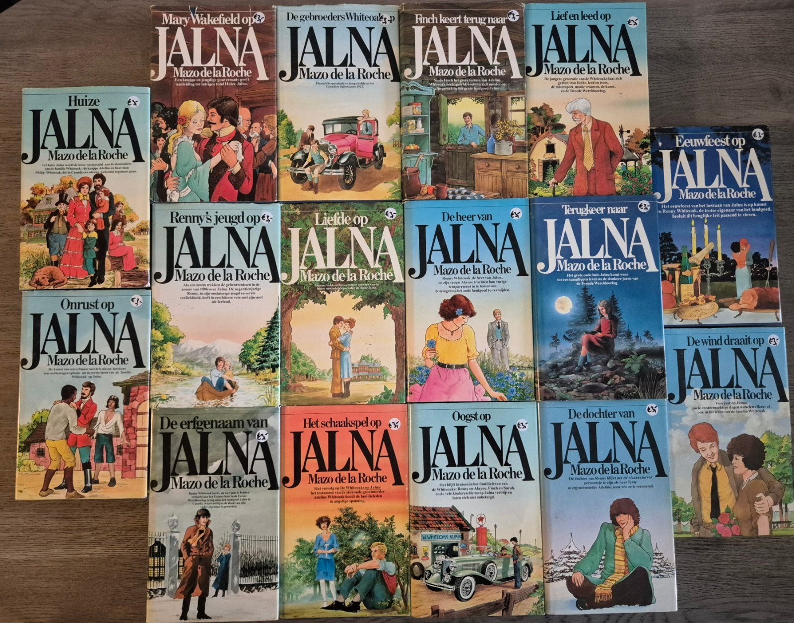 Complete reeks De La Roche Jalna boeken, Boeken, Romans, Ophalen, Gelezen