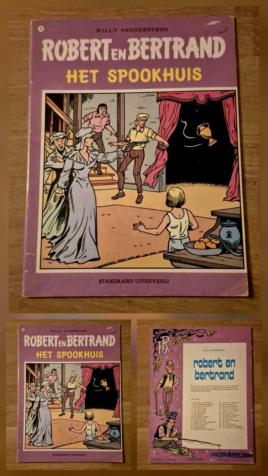 Robert en Bertrand 23 / Het Spookhuis / 1979, Boeken, Ophalen of Verzenden, Gelezen, Willy Vandersteen