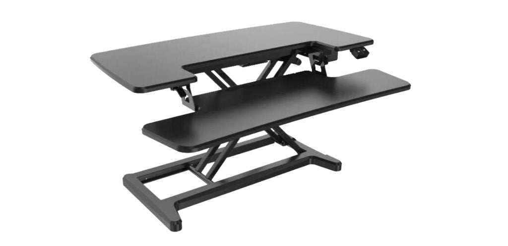 Nieuw: UPdesk Cross zit sta bureau / verhoger (elektrisch), Ophalen, Elektrisch, Nieuw, Overige merken