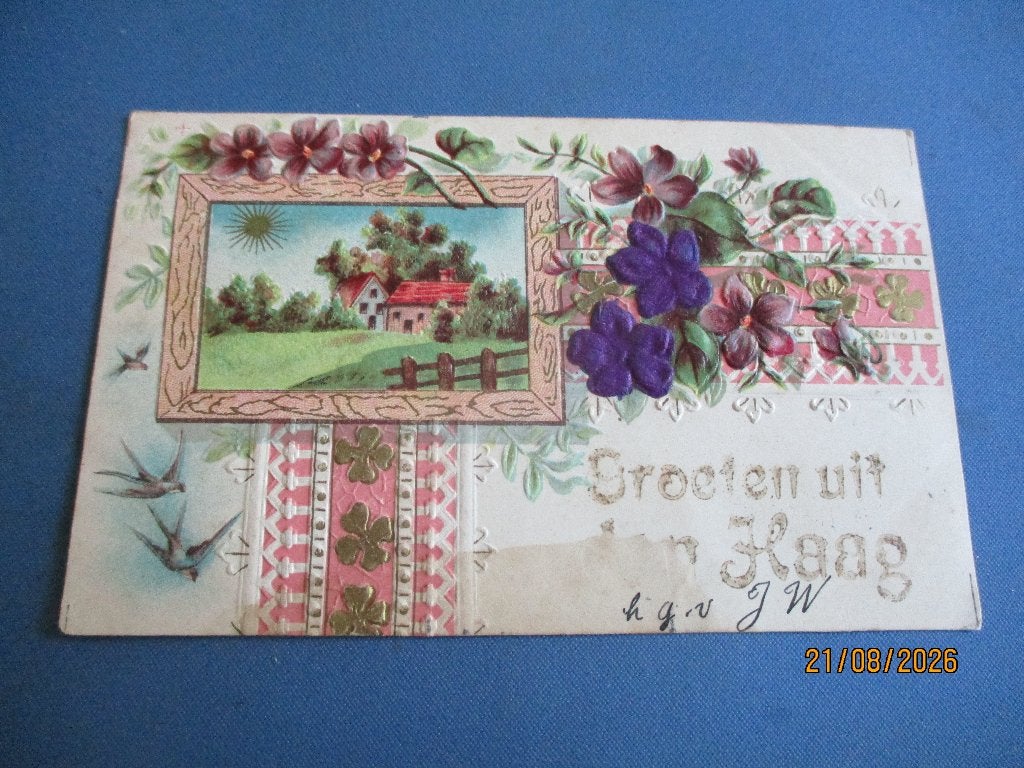 65 Den Haag, Verzamelen, Ansichtkaarten | Nederland, Ophalen of Verzenden, Voor 1920, Gelopen, Zuid-Holland