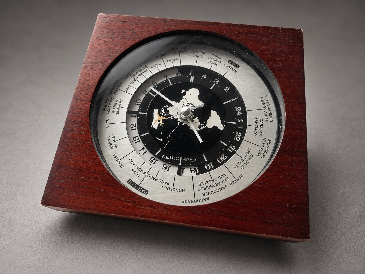 Seiko World Timer tafelklok, Ophalen of Verzenden
