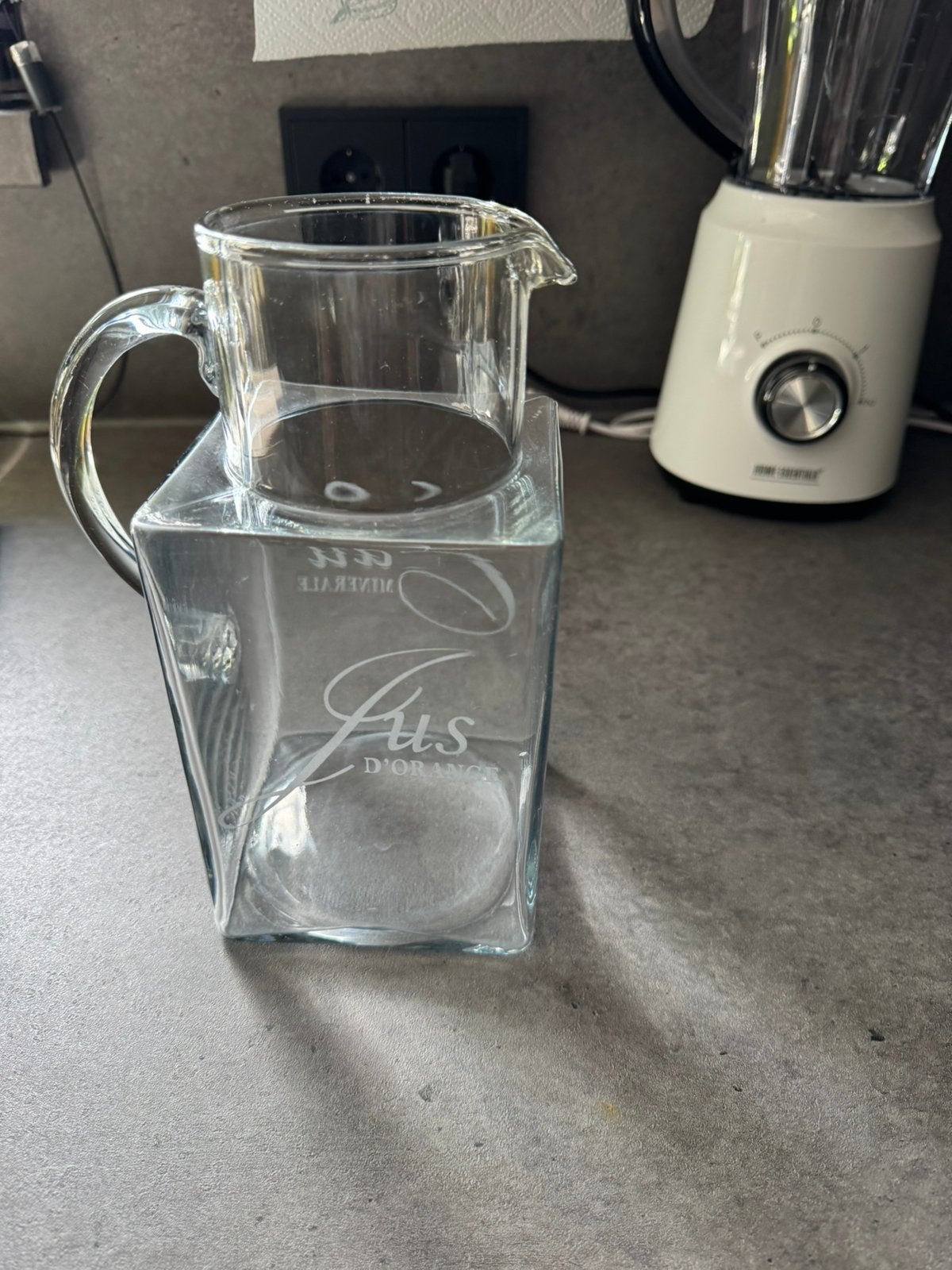 Riviera Maison sapkan met karaf 'Jus d'Orange', Ophalen of Verzenden, Zo goed als nieuw, Overige kleuren, Glas