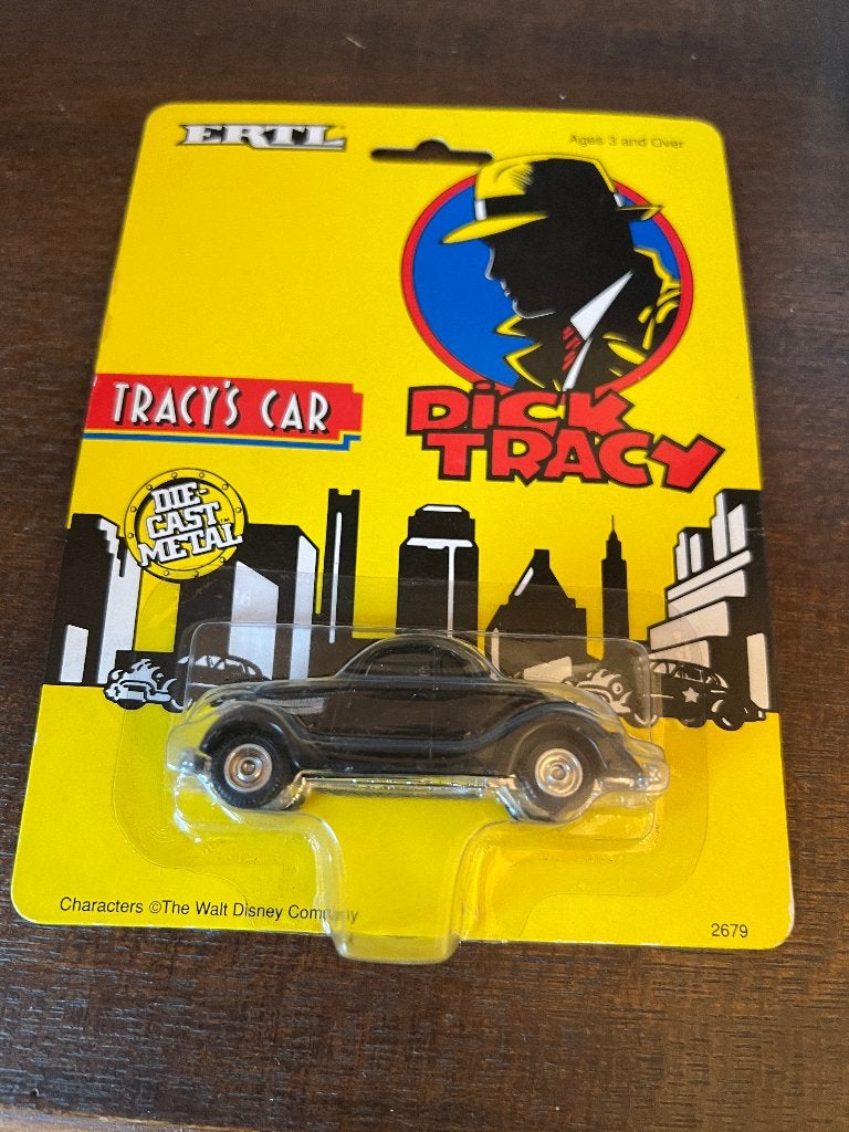 Partij 8x ERTL Dick Tracy's Car (1990)- NIEUW in Blister., Ophalen, Nieuw, Auto