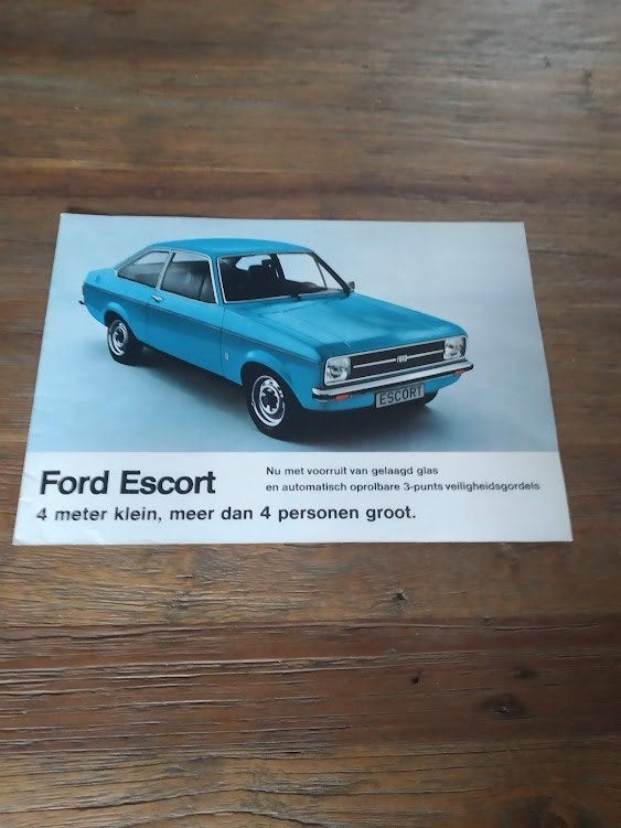 Ford Escort o.a. Sport / Ghia [ 9 / 1976 ] 12 pag., Verzenden, Zo goed als nieuw, Ford