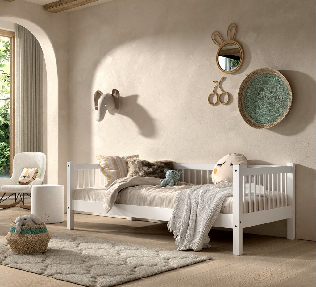 Forrest Beech kajuitbed - 90x200 - Wit beuken, Kinderen en Baby's, Niet ingevuld, Niet ingevuld, Niet ingevuld