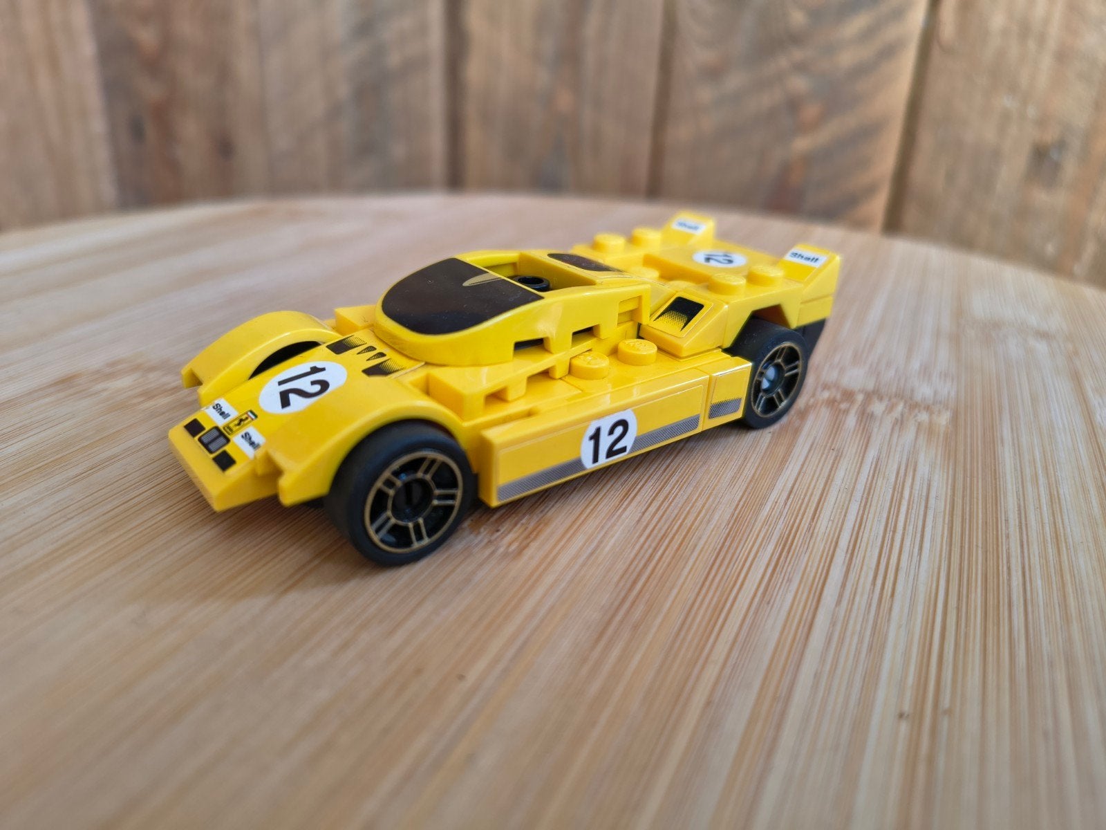 LEGO Shell 40193 Ferrari 512 S Geel - Compleet met boekje, Lego, Ophalen of Verzenden, Zo goed als nieuw, Compleet