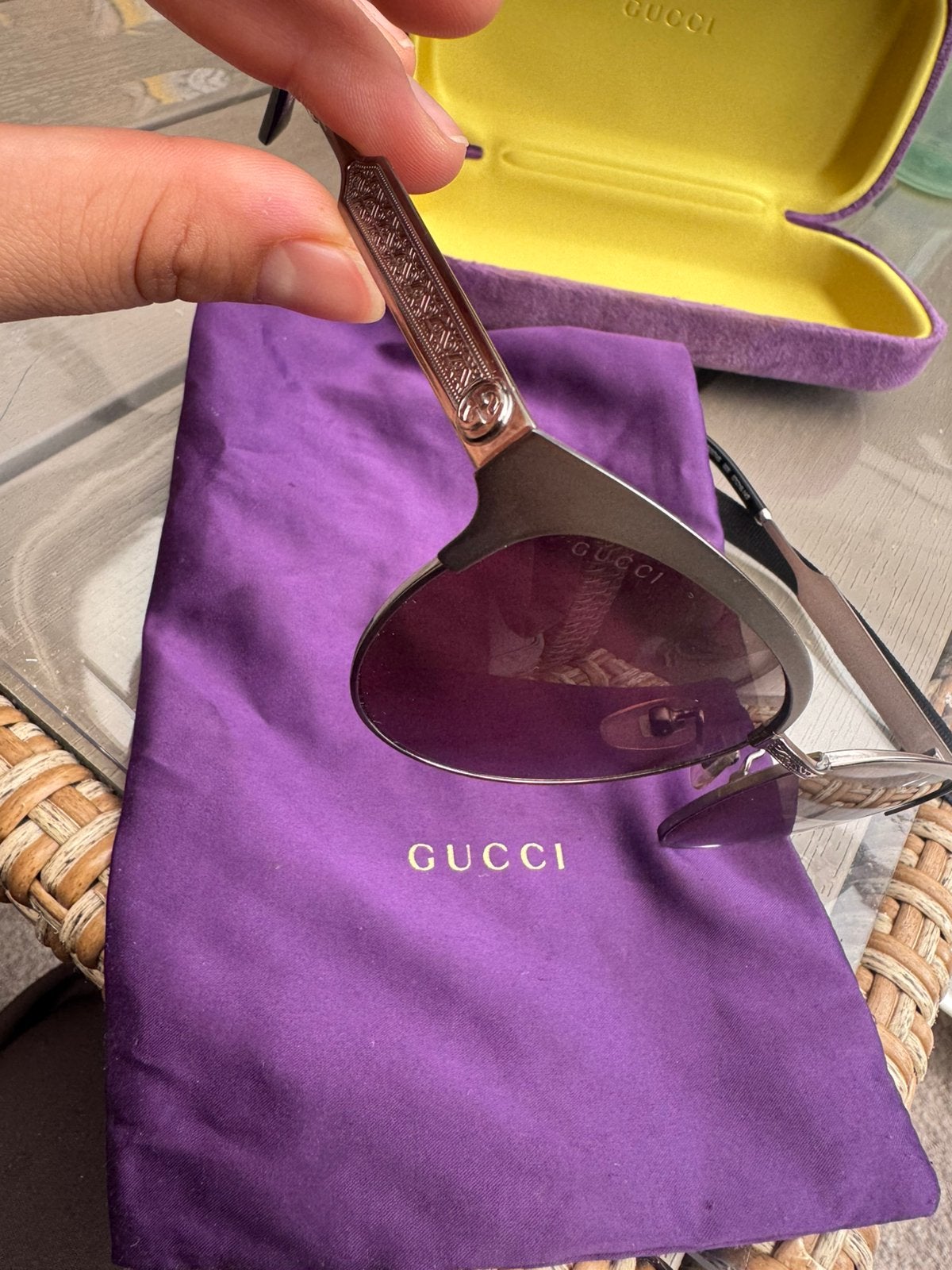 Gucci bril, Overige merken, Zwart, Ophalen of Verzenden, Zo goed als nieuw