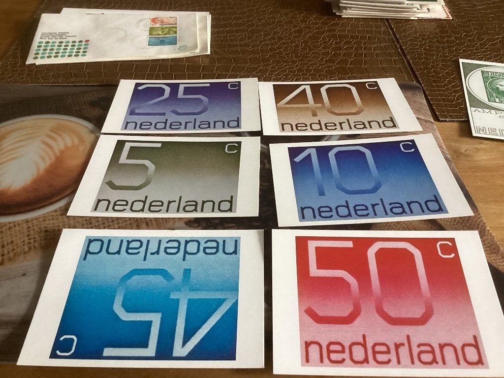 No3287 Kaarten Cijferzegels Nederland jaargangen fdc 1963, Verzenden, Onbeschreven, Nederland